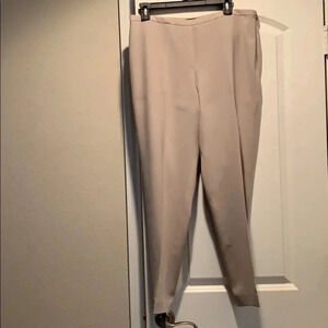 Elie Tahari Dress Pant Slim Crepe Ankle Pant